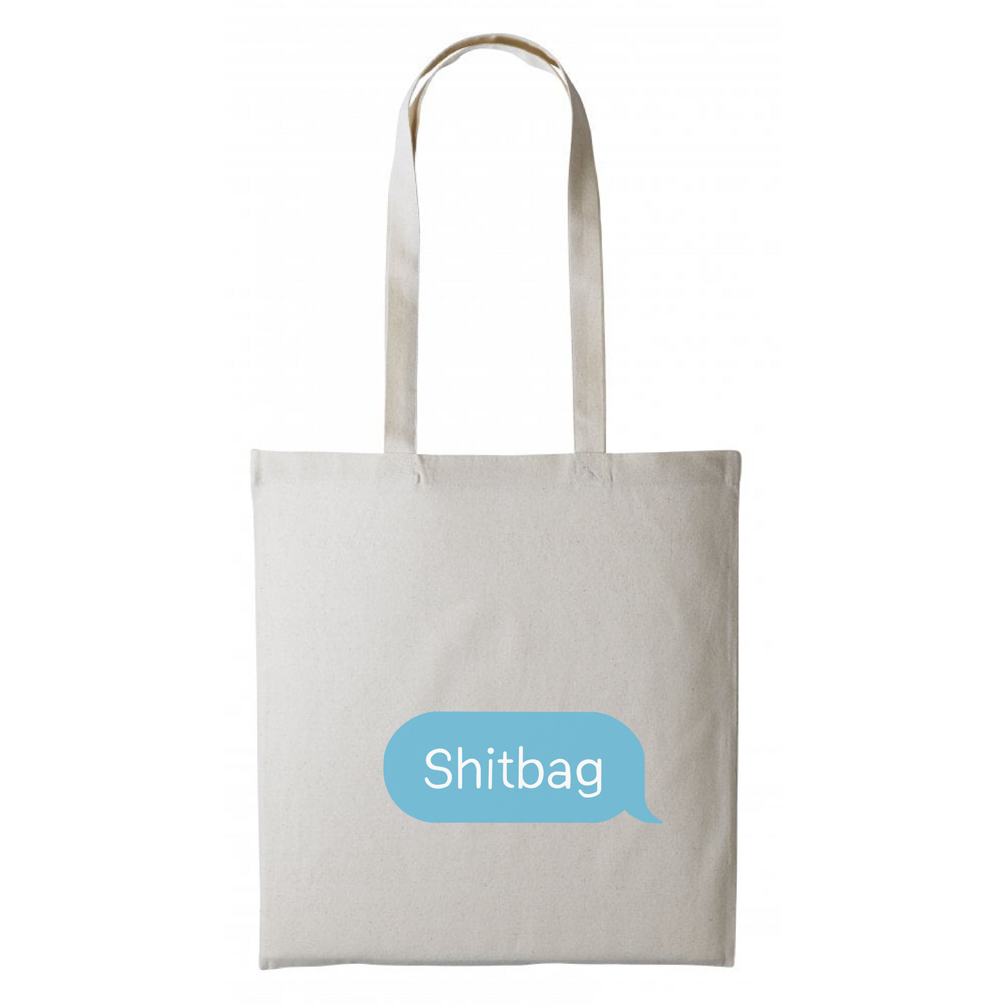 'Shitbag' Text Bubble Tote Bag